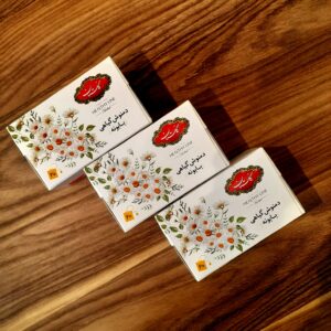 دمنوش کیسه‌ای بابونه گلستان بسته ۲۰ عددی با خواص آرام‌بخش و طعم ملایم
