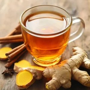 دمنوش انرژی گلستان شامل زنجبیل و دارچین