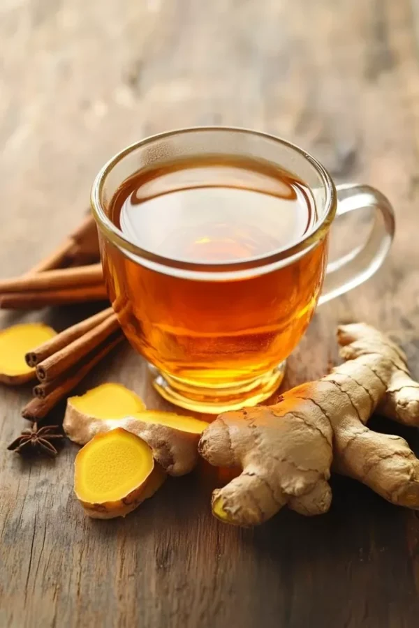 دمنوش انرژی گلستان شامل زنجبیل و دارچین