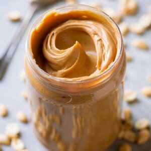کره بادام زمینی دوآتیشه خالص ۴۰۰ گرمی بدون نمک و شکر