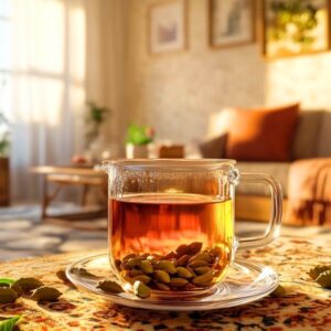 چای سیاه کیسه ای با طعم هل گلستان
