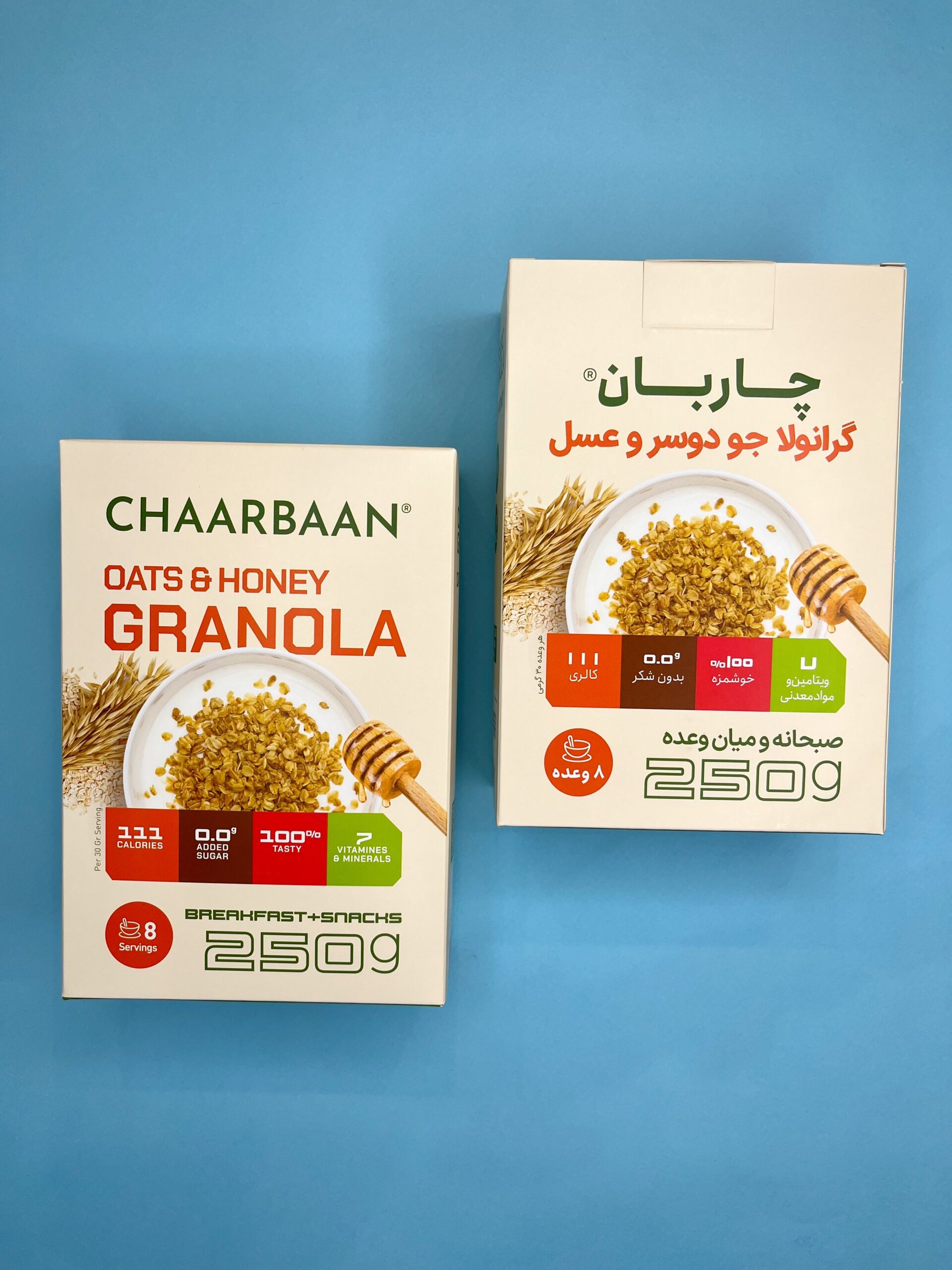 گرانولا روزانه باکسی چاربان