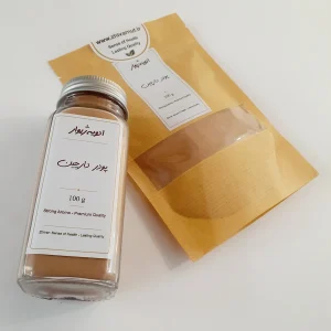 خرید پودر دارچین خالص ژیوار با عطر گرم و کیفیت بالا، مناسب برای استفاده در دسرها، نوشیدنیها و انواع غذاها