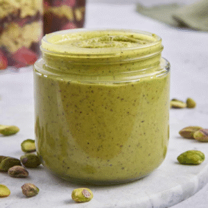 کره پسته خالص طبیعی ۲۵۰ گرمی ژیوار بدون شکر و افزودنی