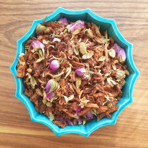 دمنوش برای درمان آنفولانزا - چای ترکیبی ۵ گیاه ژیوار | ضد ویروس و آرامبخش