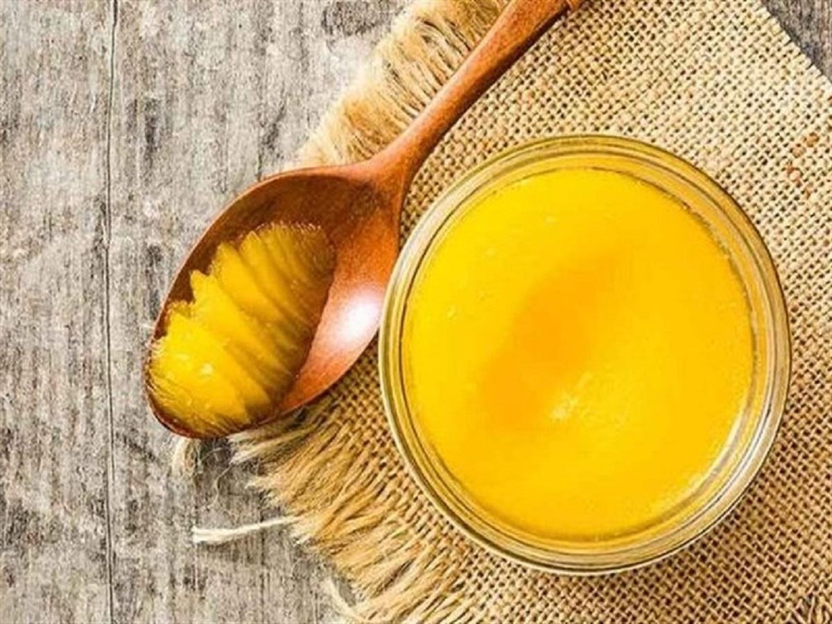 نمای نزدیک روغن کرمانشاهی اصل، روغن حیوانی سنتی و طبیعی