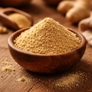 benefits-of-ginger-powder پودر زنجبیل با خاصیت ضدالتهابی و آنتیاکسیدانی به تقویت سیستم ایمنی، بهبود هضم، کاهش تهوع و افزایش متابولیسم بدن کمک میکند.
