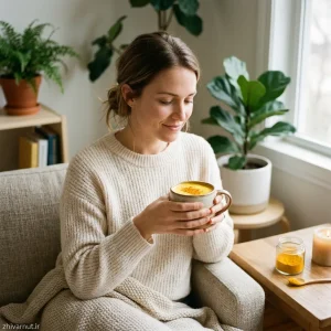 خواص زردچوبه برای زنان با تاثیر دمنوش در تسکین دردهای شدید قاعدگی و پریود