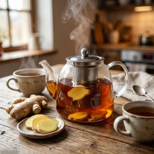 روش تهیه چای با زنجبیل تازه و بررسی خواص آن برای سرماخوردگی و تقویت سیستم ایمنی